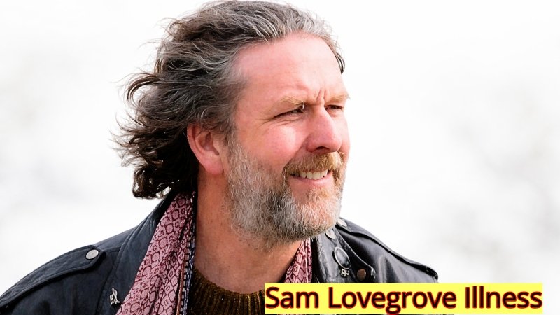 Sam Lovegrove illness update showing Sam Lovegrove's close-up portrait with natural expression.